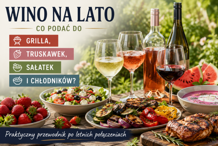 Wino na lato: co podać do grilla, truskawek, sałatek i chłodników?